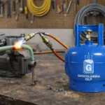 Cilindro de Gas Propano 10 Libras para Soplete en Doblado de Tubería Eléctrica