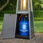 cilindro de gas propano para calefactor de ambiente piramidal