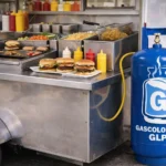 cilindro de 40 libras para carro de comida rápida